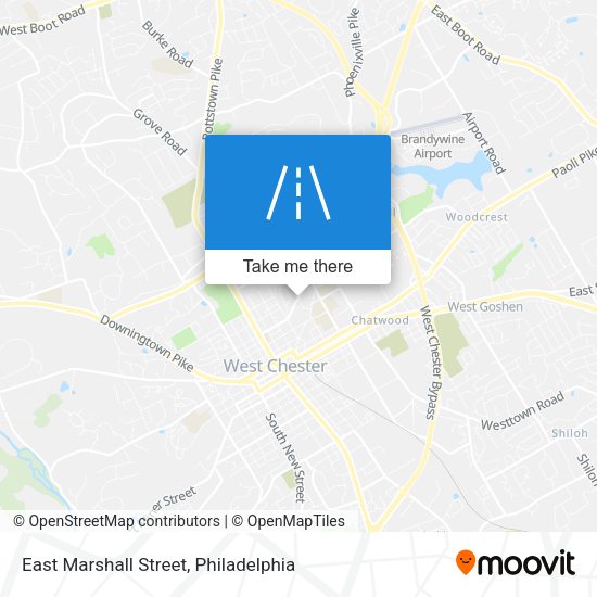 East Marshall Street map