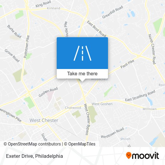 Exeter Drive map