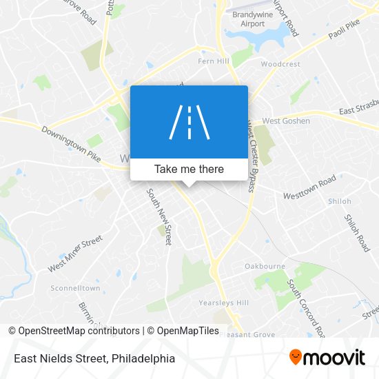 East Nields Street map