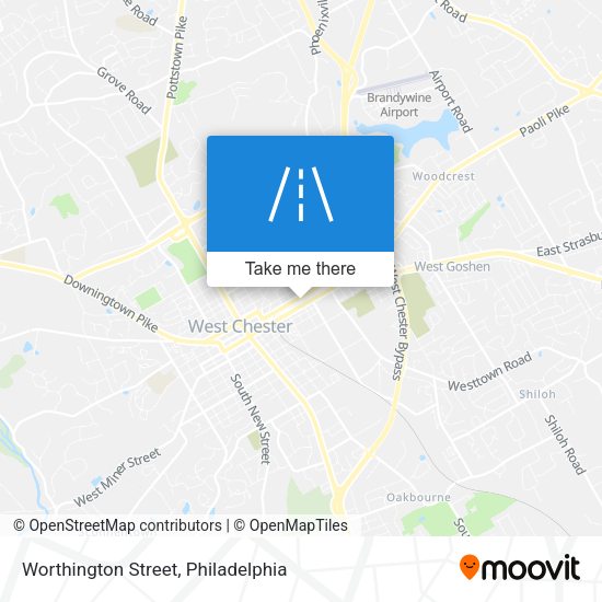Worthington Street map