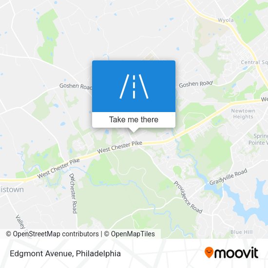 Edgmont Avenue map