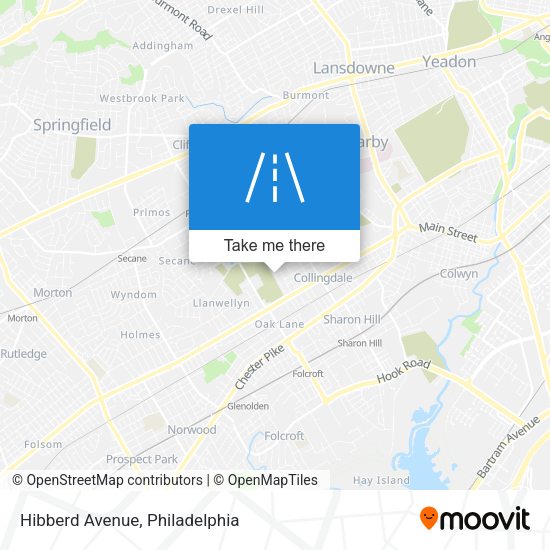 Hibberd Avenue map