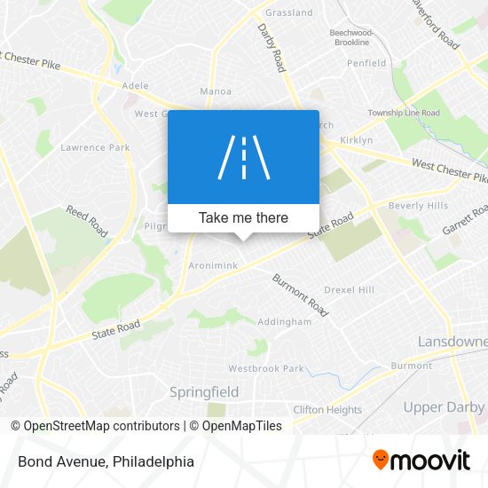 Mapa de Bond Avenue