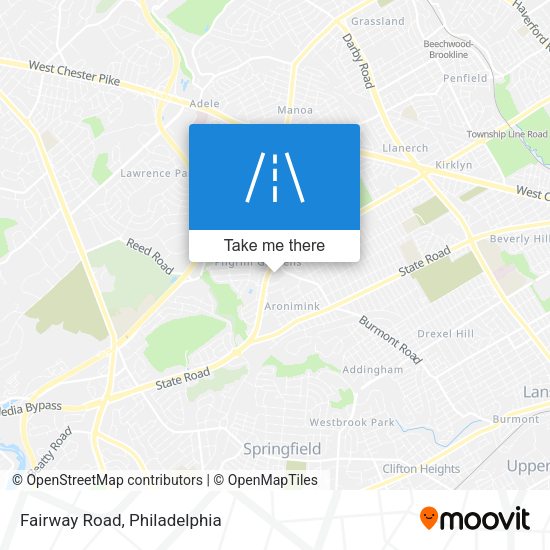 Mapa de Fairway Road