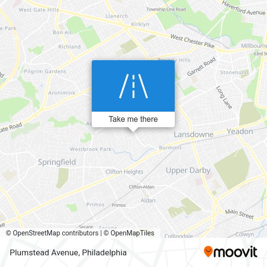 Plumstead Avenue map