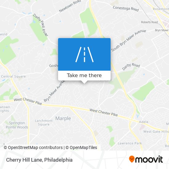 Mapa de Cherry Hill Lane
