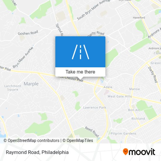 Mapa de Raymond Road