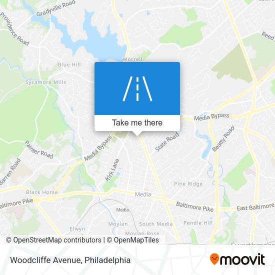 Mapa de Woodcliffe Avenue