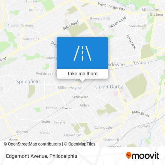 Edgemont Avenue map