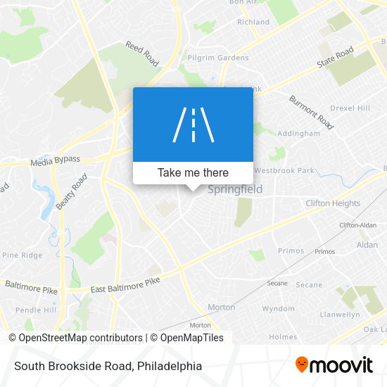 South Brookside Road map