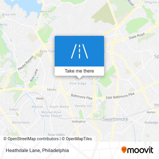 Mapa de Heathdale Lane