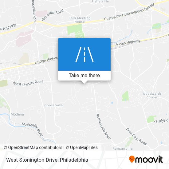 West Stonington Drive map