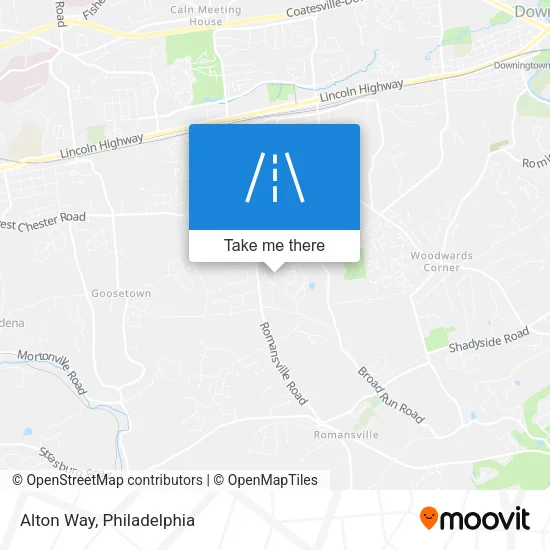 Alton Way map