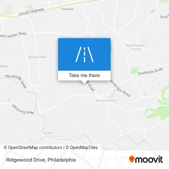 Ridgewood Drive map