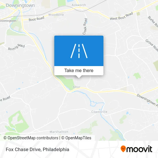 Fox Chase Drive map