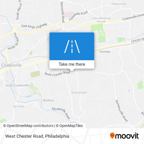 Mapa de West Chester Road