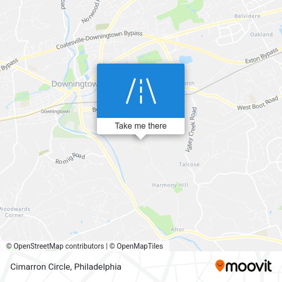 Cimarron Circle map