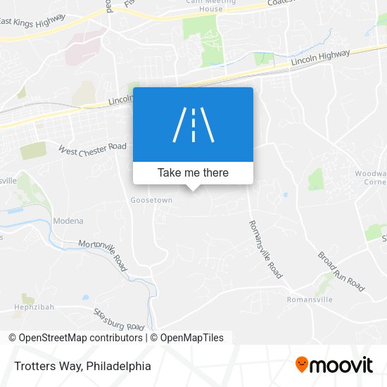 Mapa de Trotters Way