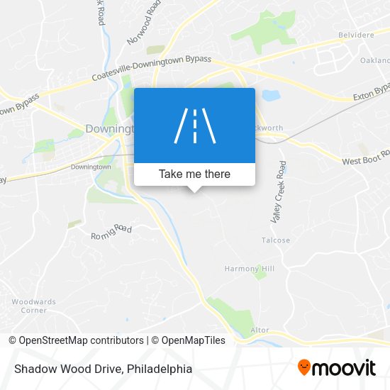 Mapa de Shadow Wood Drive