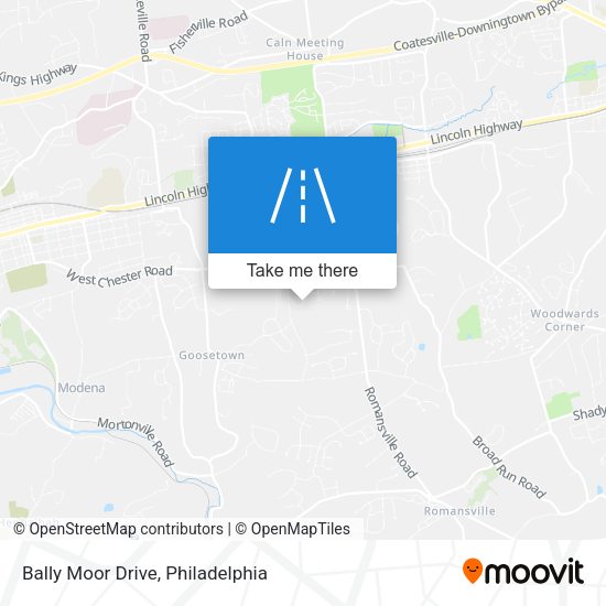 Mapa de Bally Moor Drive