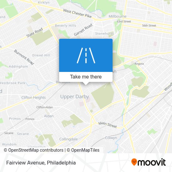 Mapa de Fairview Avenue