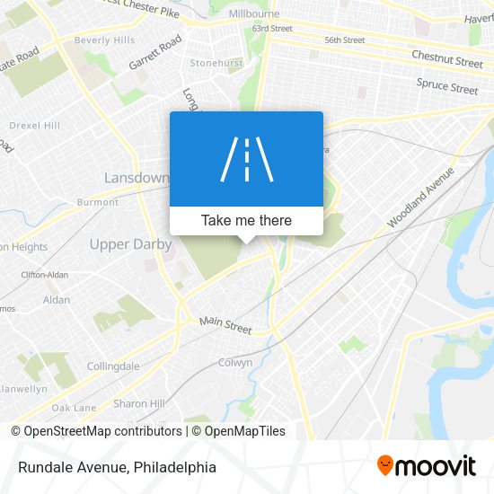 Rundale Avenue map