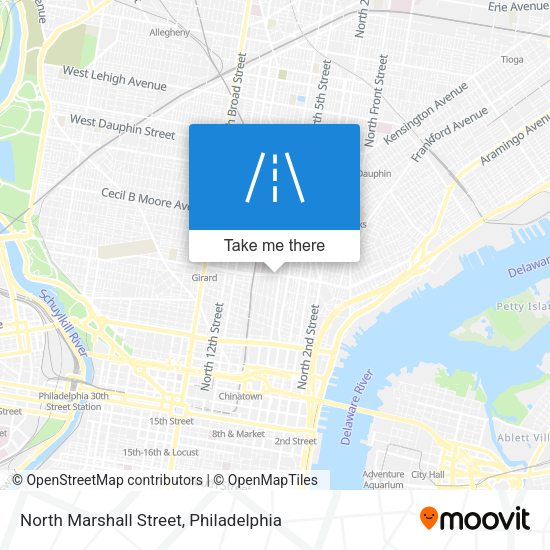 Mapa de North Marshall Street
