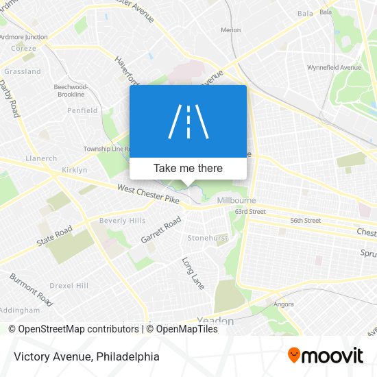 Victory Avenue map
