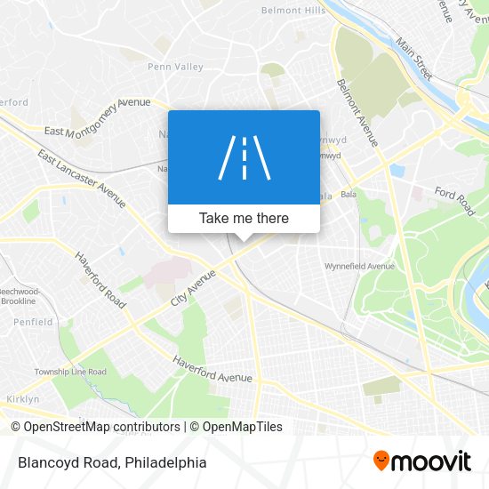 Mapa de Blancoyd Road
