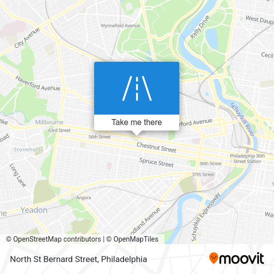 Mapa de North St Bernard Street