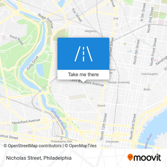 Nicholas Street map