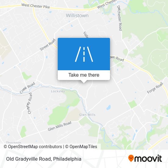 Mapa de Old Gradyville Road