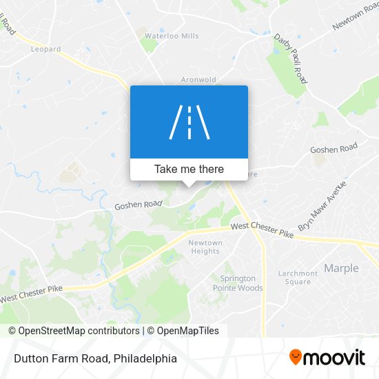 Dutton Farm Road map