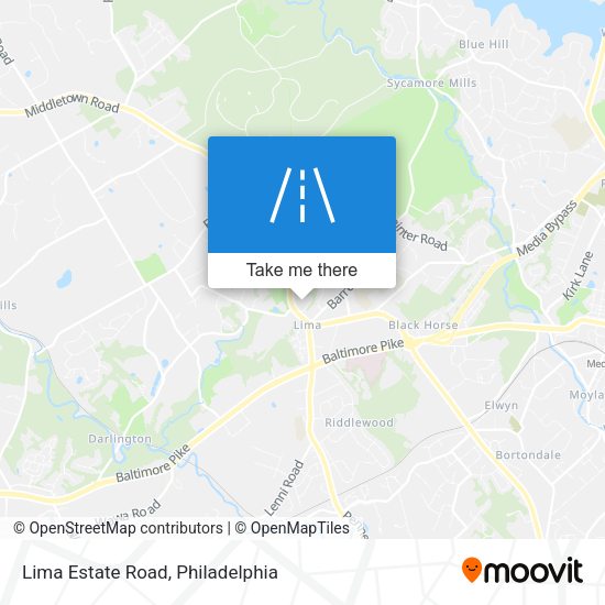 Lima Estate Road map