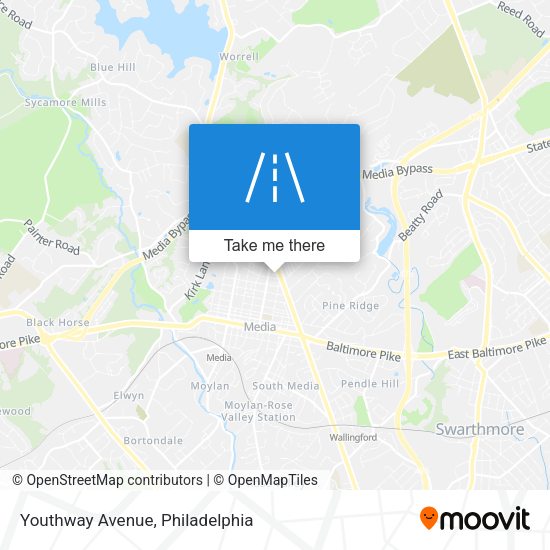 Youthway Avenue map
