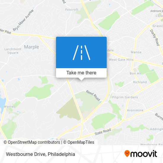 Mapa de Westbourne Drive