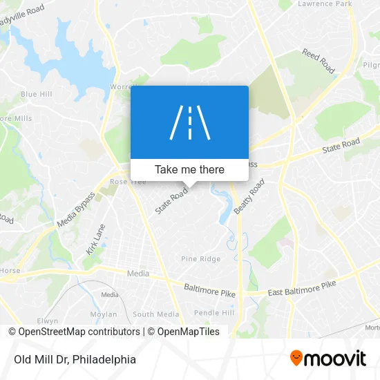 Old Mill Dr map