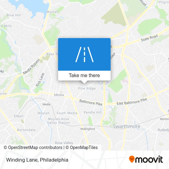 Mapa de Winding Lane