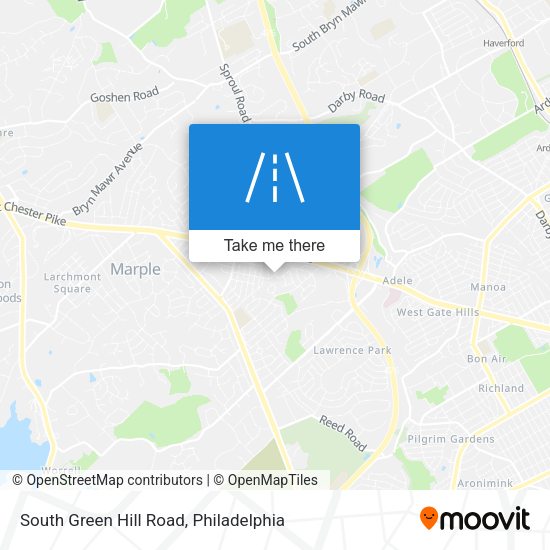 Mapa de South Green Hill Road
