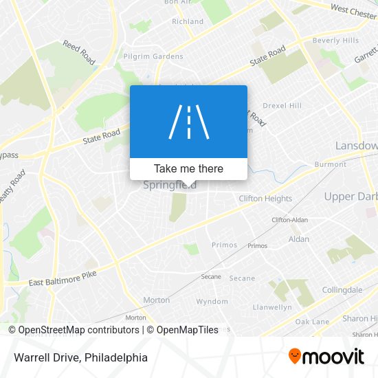 Mapa de Warrell Drive