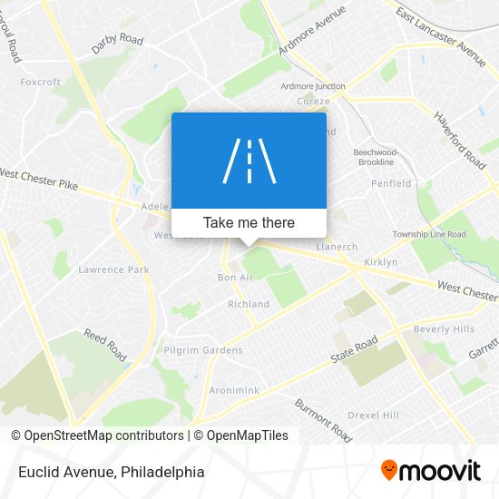 Mapa de Euclid Avenue