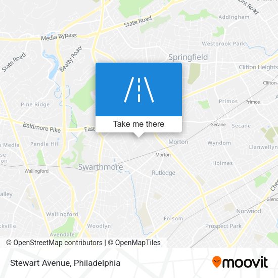 Stewart Avenue map