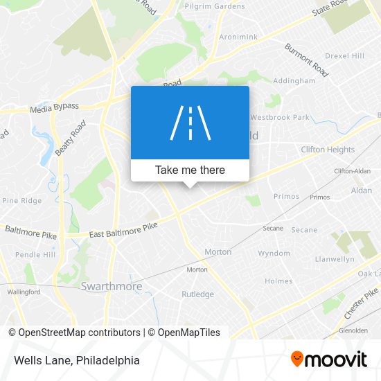 Mapa de Wells Lane