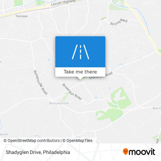 Shadyglen Drive map