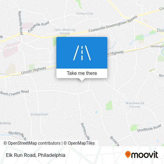 Mapa de Elk Run Road