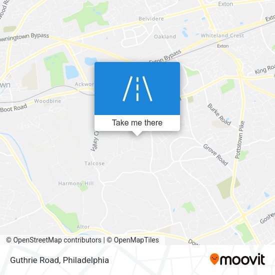 Mapa de Guthrie Road
