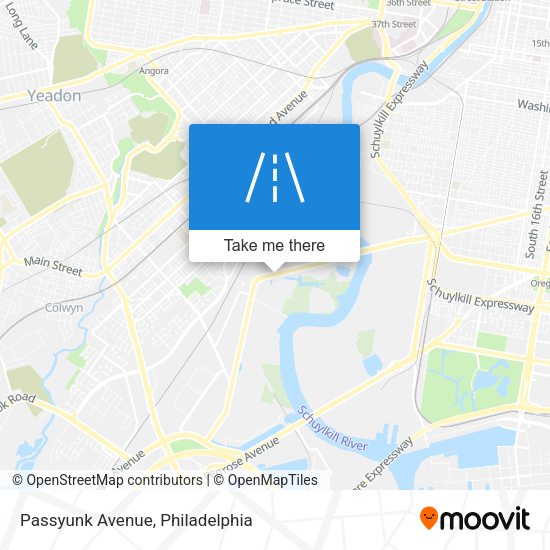 Mapa de Passyunk Avenue