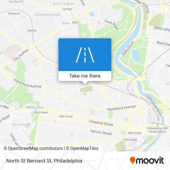 Mapa de North St Bernard St
