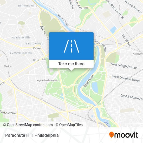 Parachute Hill map