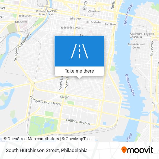 Mapa de South Hutchinson Street